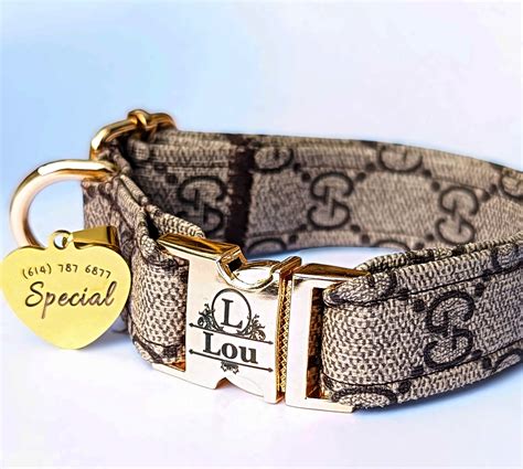 fake gucci dog collar|extra small designer dog collars.